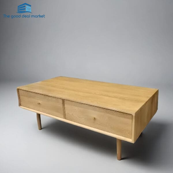 YD Solid Oak Coffee Table - Image 3
