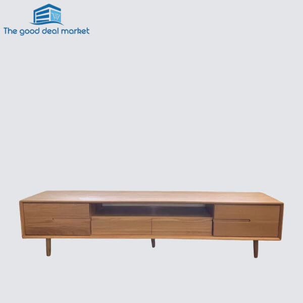 SY Solid Oak Entertainment Unit