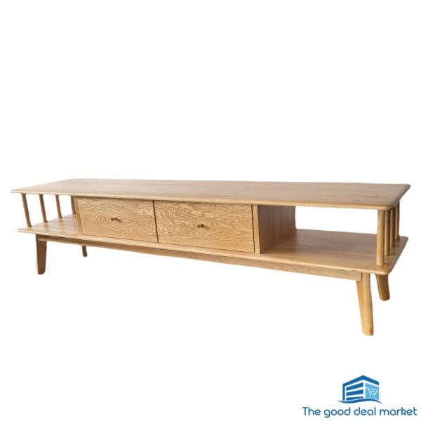 MK Solid Oak TV Cabinet - Image 3