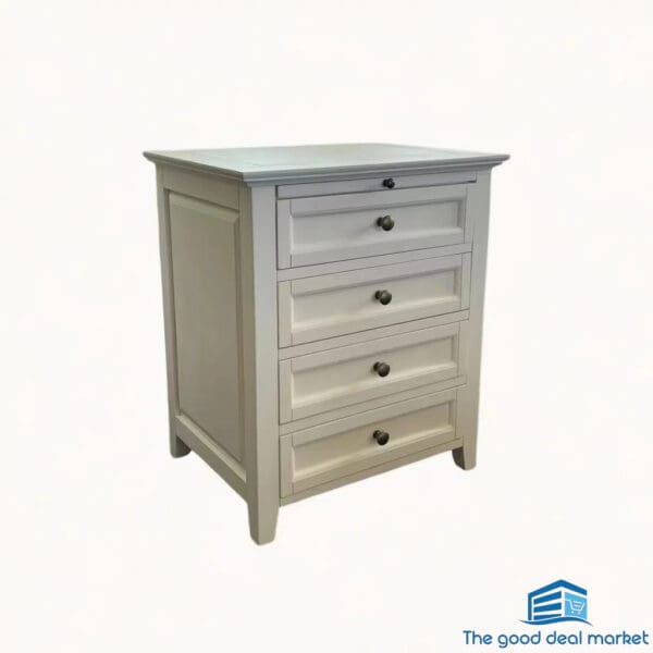 ZR Solid Oak Bedside table - Image 2