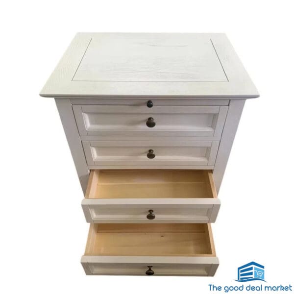 ZR Solid Oak Bedside table - Image 4