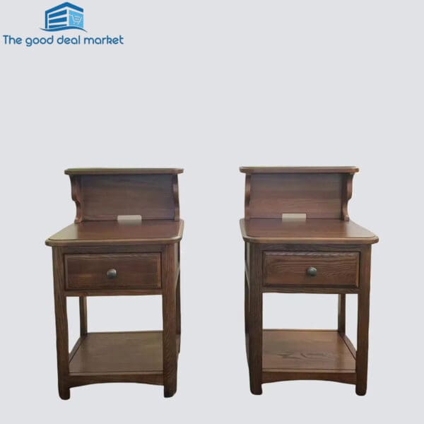 Apple Bedside Tables in Pair