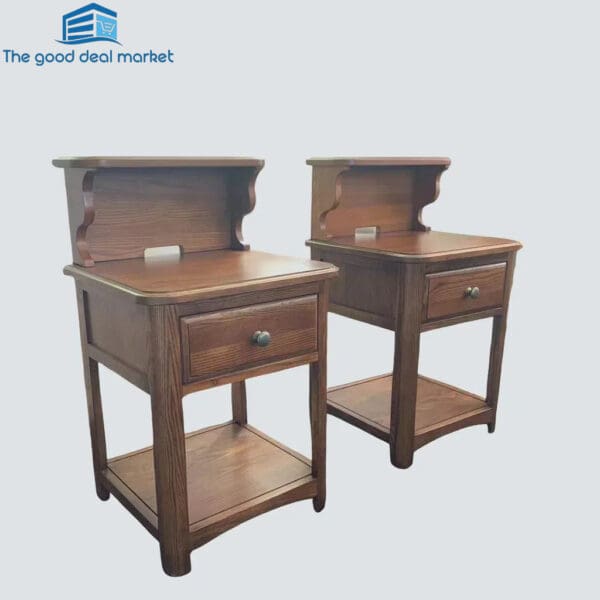 Apple Bedside Tables in Pair - Image 2