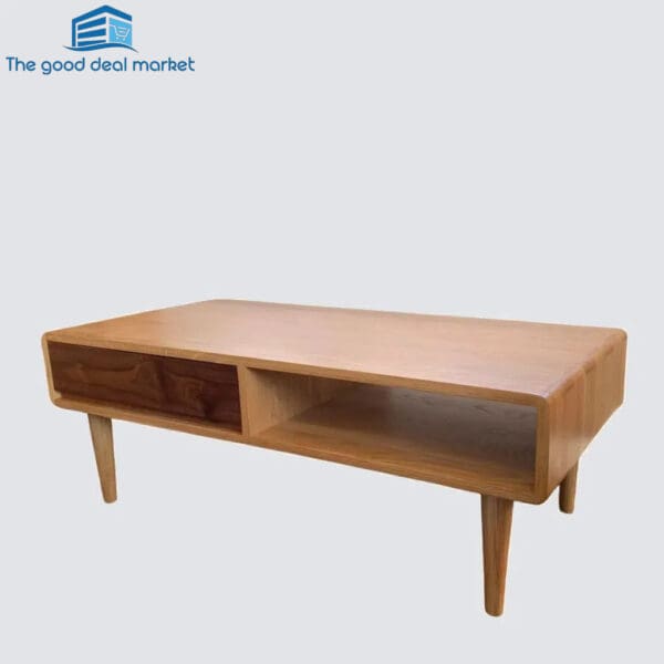 DS Two Tone Solid Oak Coffee Table - Image 3