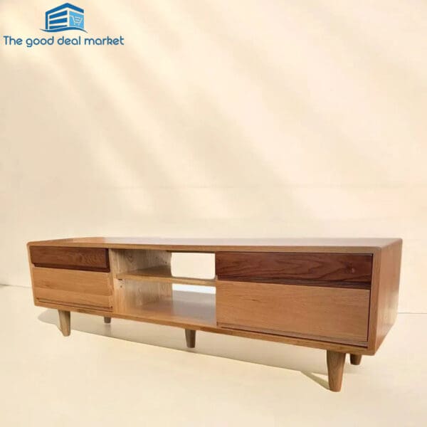 DS Solid Oak TV Cabinet - Image 3