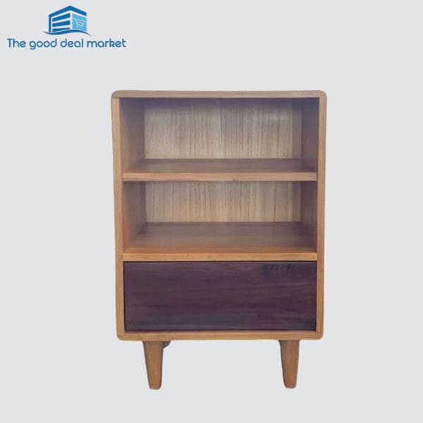 Two Tone Solid Oak Side Table