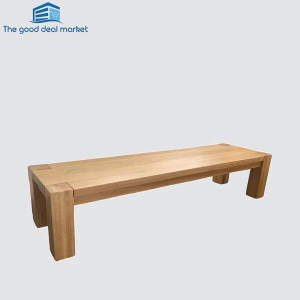 ZR Solid Oak Bench Seat - Image 2