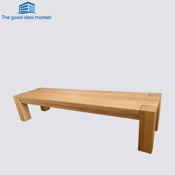 ZR Solid Oak Bench Seat - Image 3