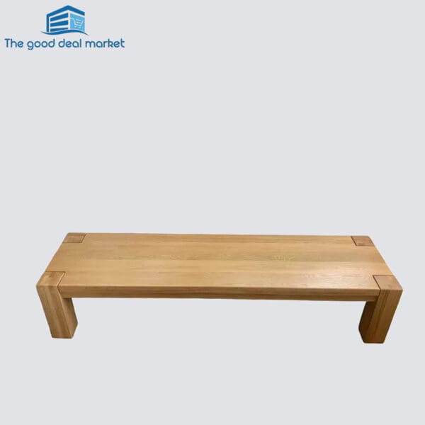 ZR Solid Oak Bench Seat - Image 4