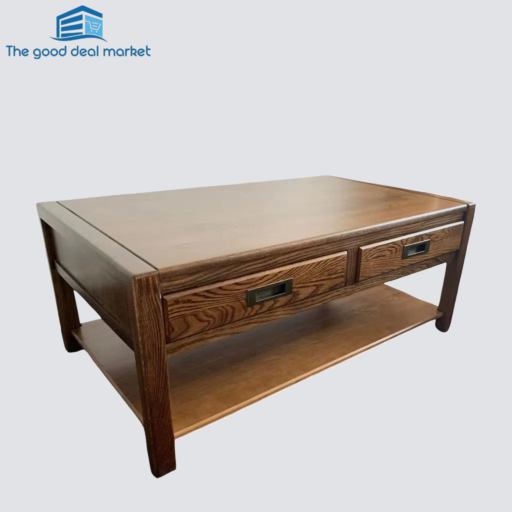 HMD Solid Oak Coffee Table - Image 2