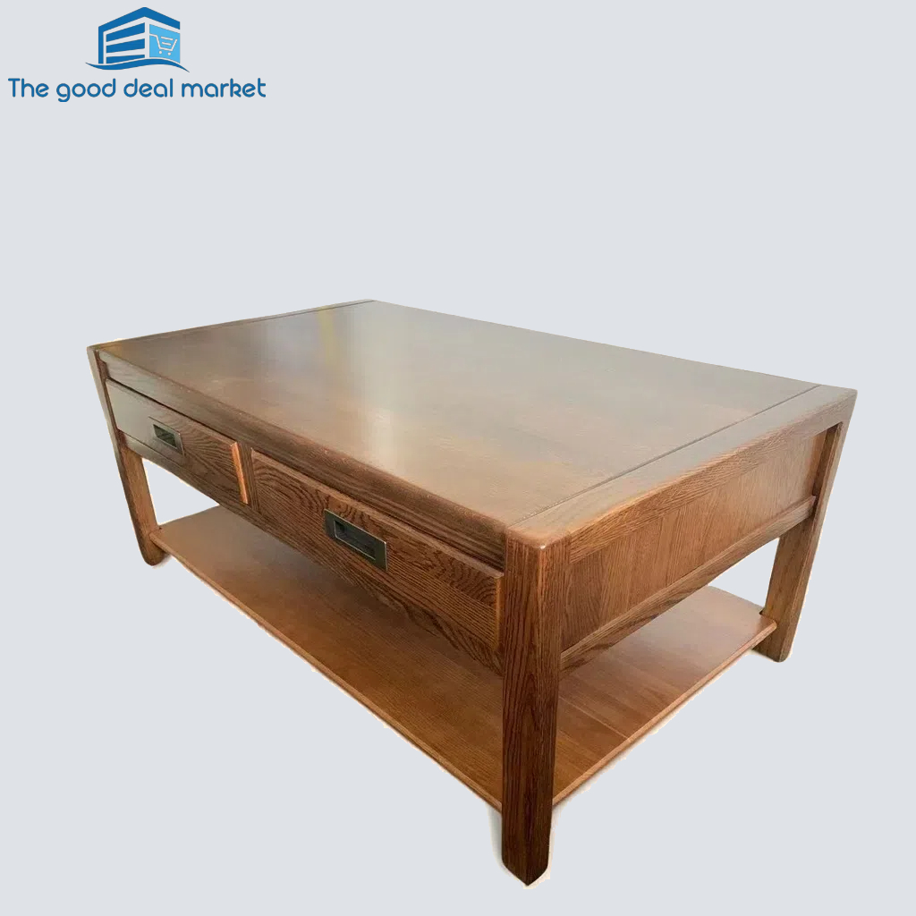 HMD Solid Oak Coffee Table - Image 3
