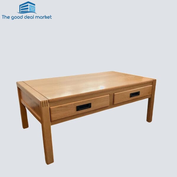 HMD V1 Natural Solid Oak Coffee table - Image 2
