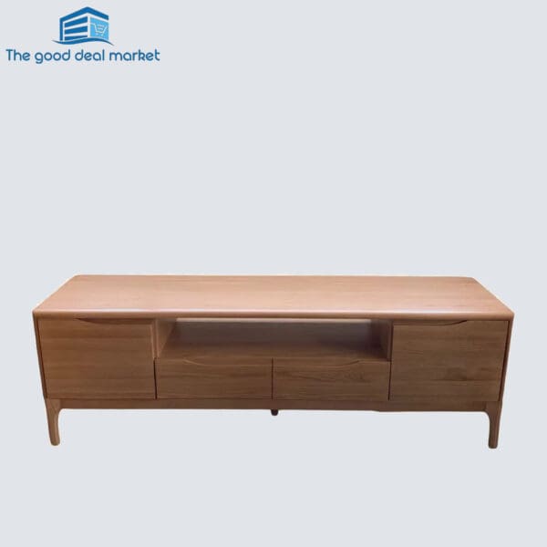 Island Solid Oak TV Cabinet