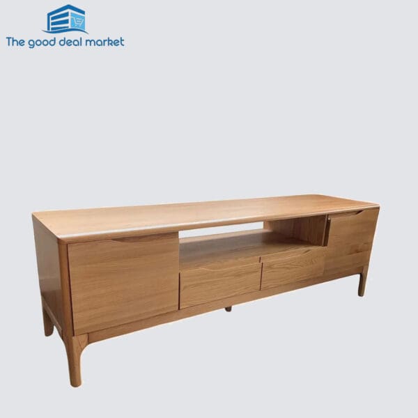 Island Solid Oak TV Cabinet - Image 2