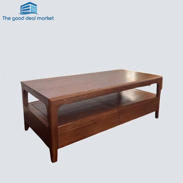 Island Solid Oak Coffee Table - Image 2