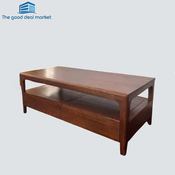 Island Solid Oak Coffee Table - Image 3