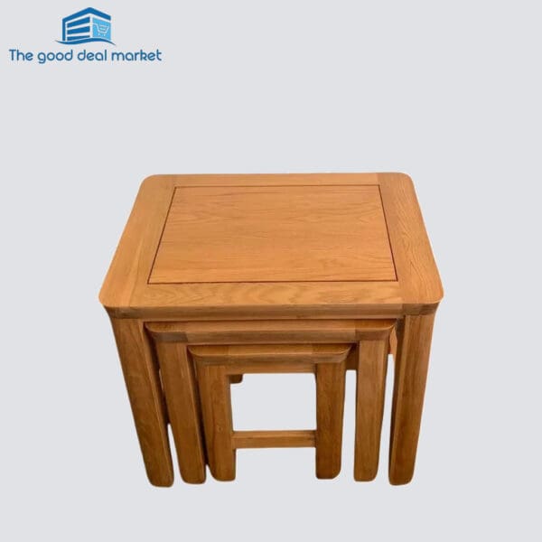 ZR Solid Oak Nest Table - Image 2