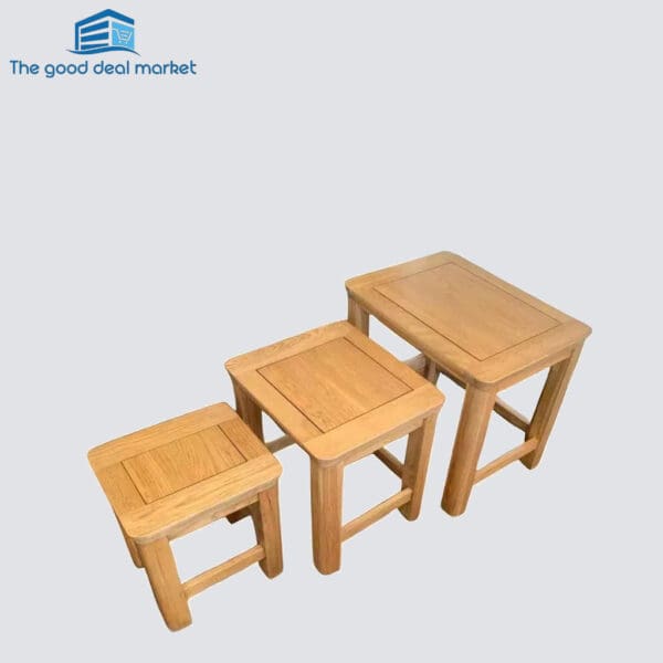ZR Solid Oak Nest Table