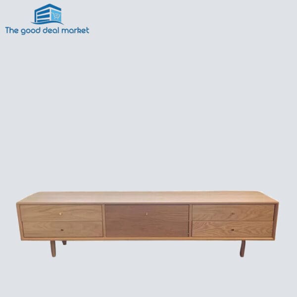 YD Solid Oak TV Cabinet 1.8M