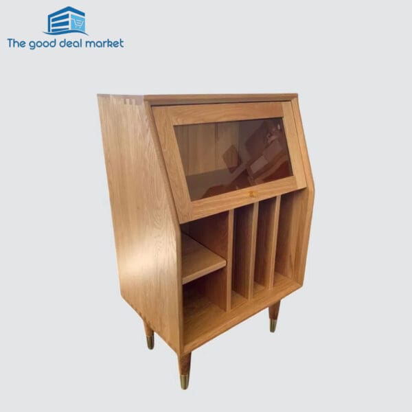 YG Solid Oak Side Table/Cabinet - Image 2