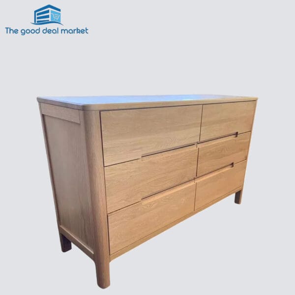 LY Solid Oak Dresser / 6XDrawers - Image 2