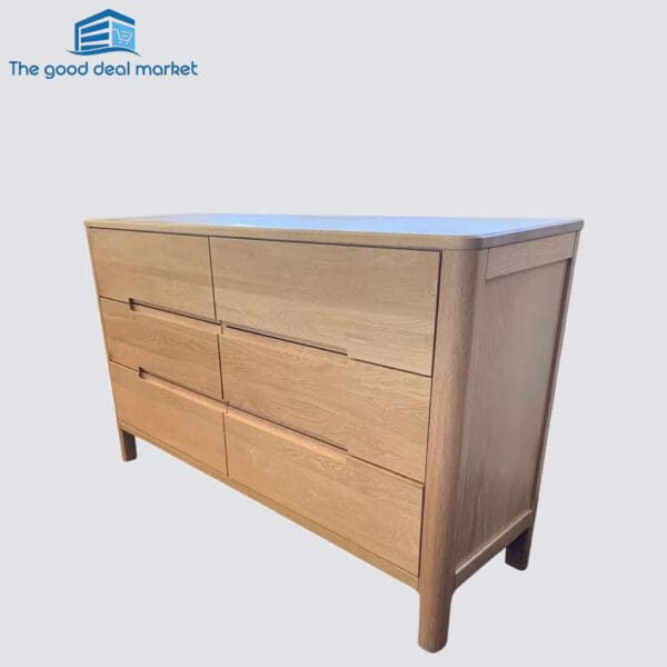 LY Solid Oak Dresser / 6XDrawers - Image 3