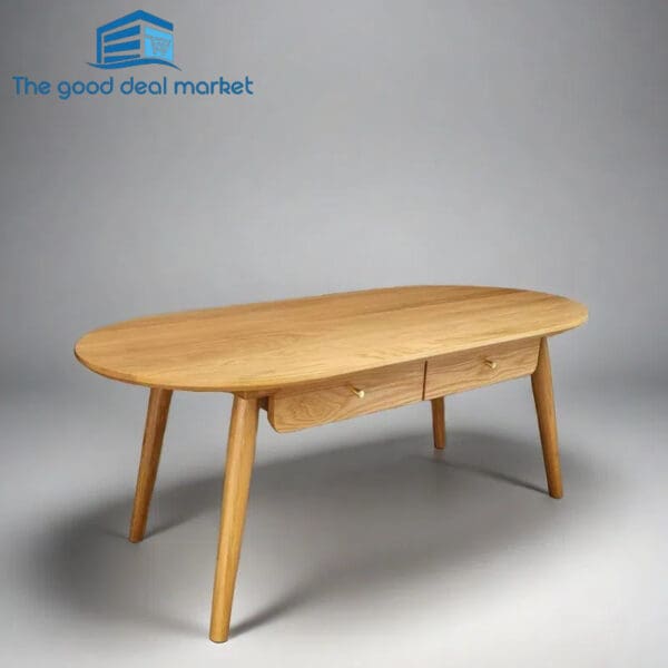 MD Solid Oak Coffee Table - Image 2