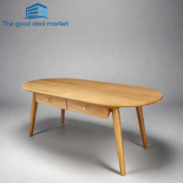 MD Solid Oak Coffee Table - Image 3