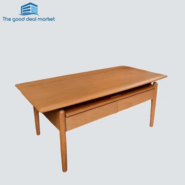 RG Solid Cherry Wood Coffee Table - Image 2