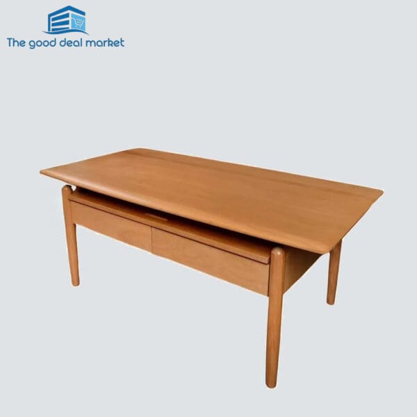 RG Solid Cherry Wood Coffee Table - Image 3