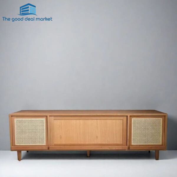 XFTB Solid Cherry Wood TV Cabinet 1.8M