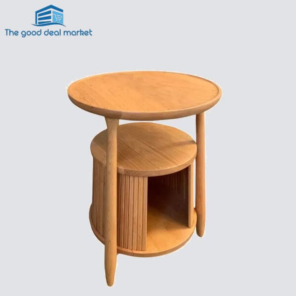 XF Solid Cherry Wood Side Table/ Lamp Table - Image 2
